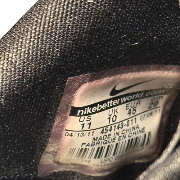 US 11 Nike Hyperdunk 2011 – Black/White Basketball High-Top Zoom Air - Picture 5 of 7